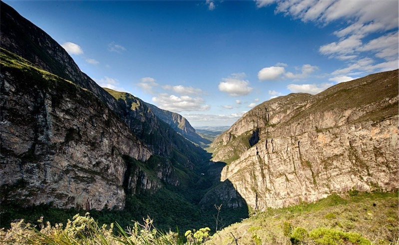 Cânion das Bandeirinhas na Serra do Cipó